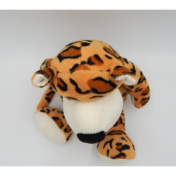 Manhattan Toy Leopard Stuffed Animal Plush Corded Spotted 2009 Orange Black - Picture 10 of 10